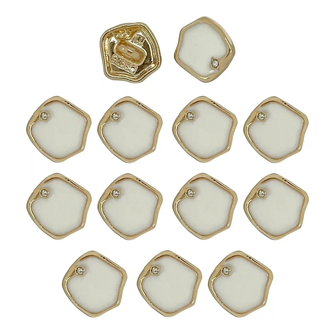 Inlaid Gem 10mm Shirt Buttons