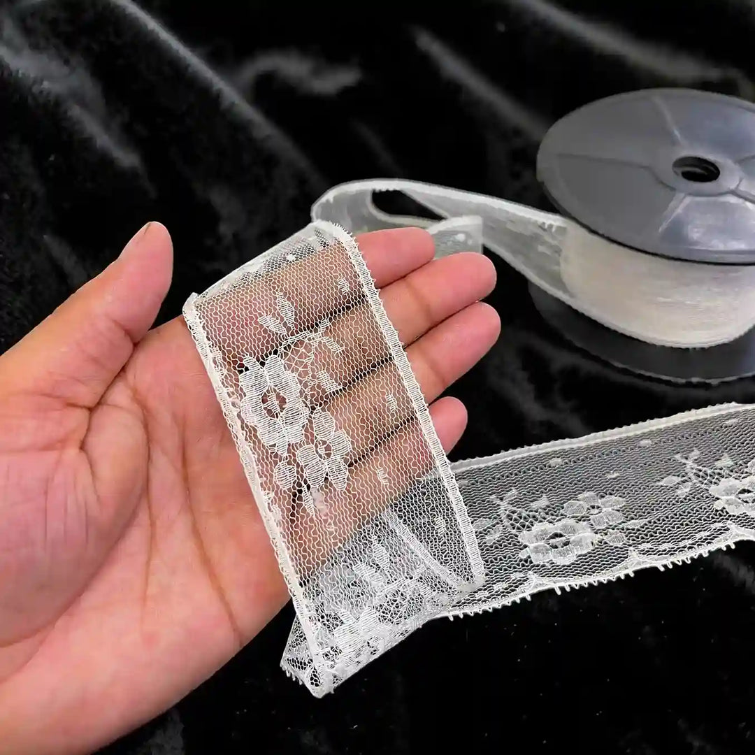 Daisy Floral Nylon Lace | SKU-53