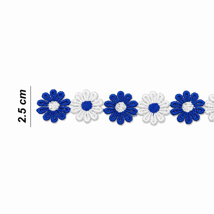 Daisy Chain Embroidery Lace Trim