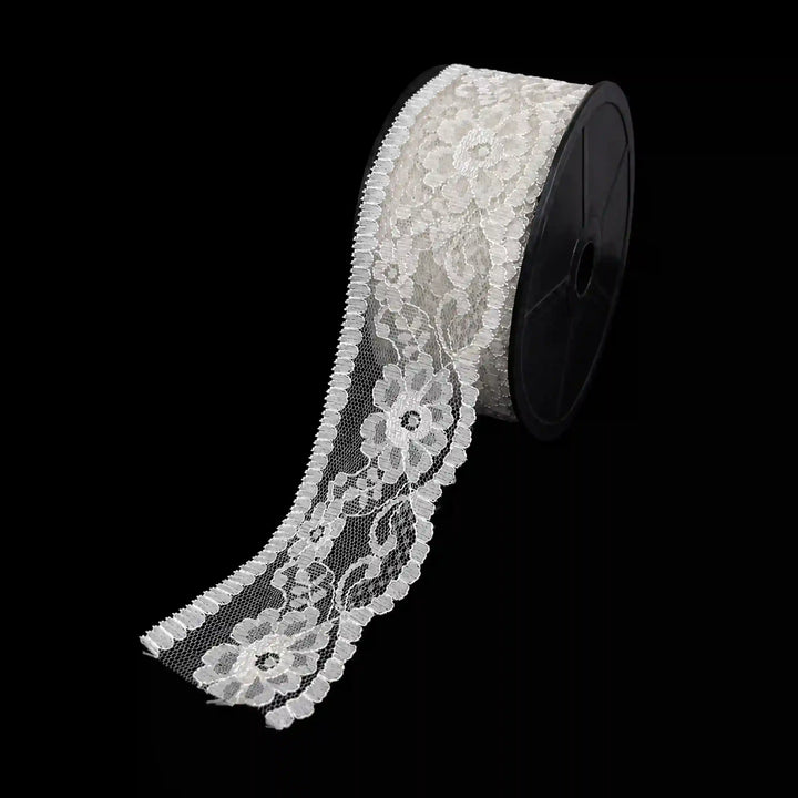 Intricate Blossom Pattern Lace | SKU-114