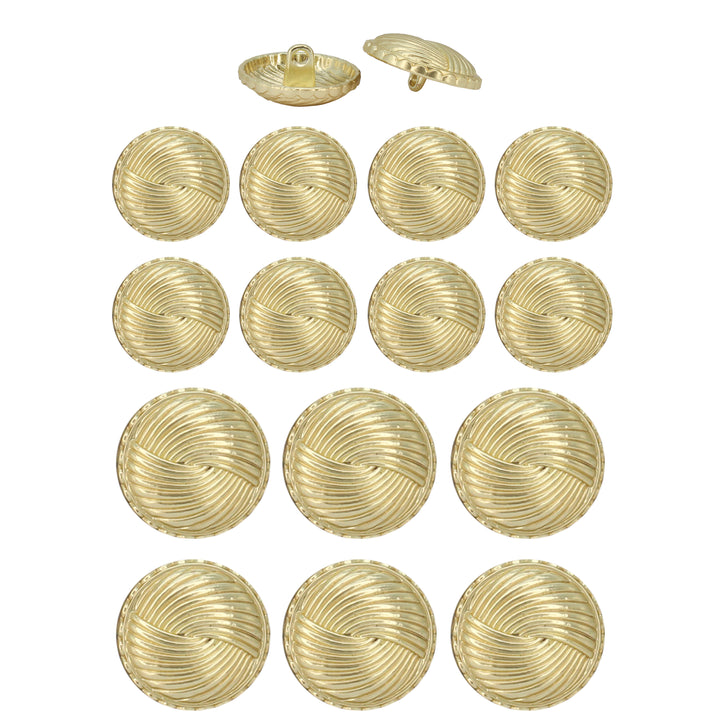 Swirled Gold Buttons