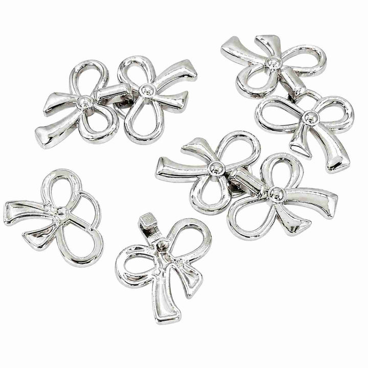Decorative Metal Frog Buttons | 4 Pair