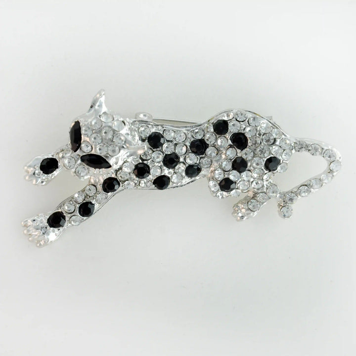 Snow Leopard Brooch Pin