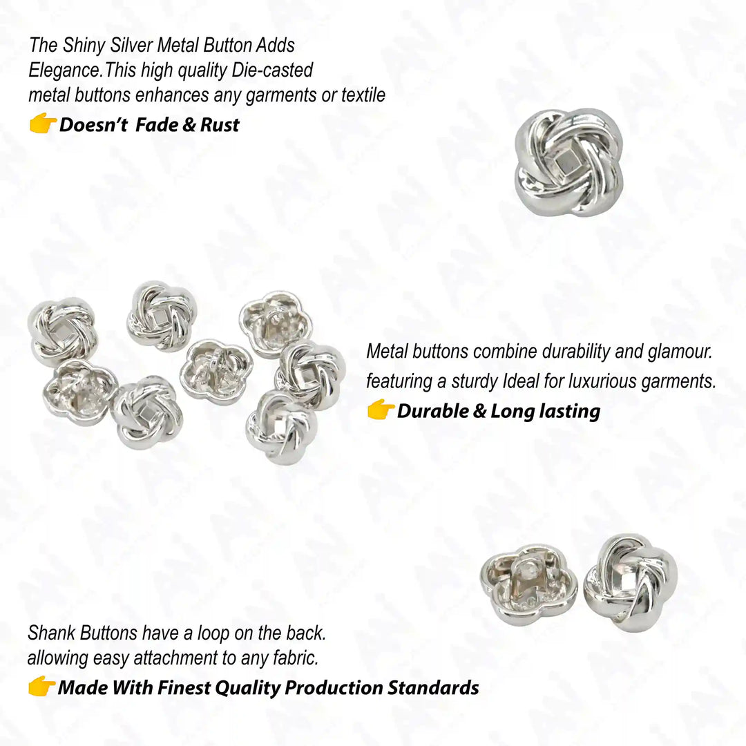 Interlocking Loop Shirt 10mm Buttons