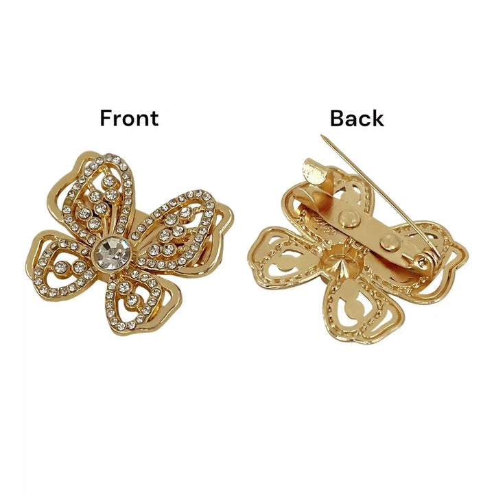 Butterfly Rhinestone Brooch
