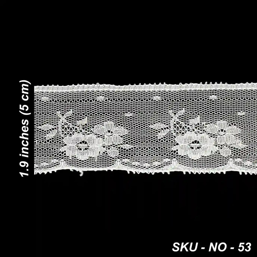 Daisy Floral Nylon Lace | SKU-53