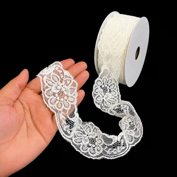 Cutwork Floral Nylon Lace | SKU-W-7