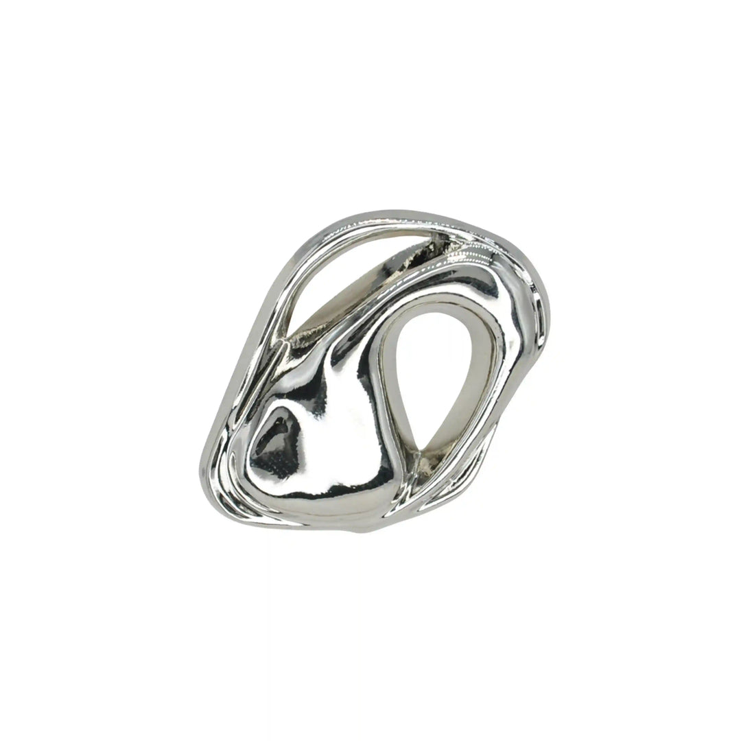 Melted Design Metal Button | 33mm & 27mm