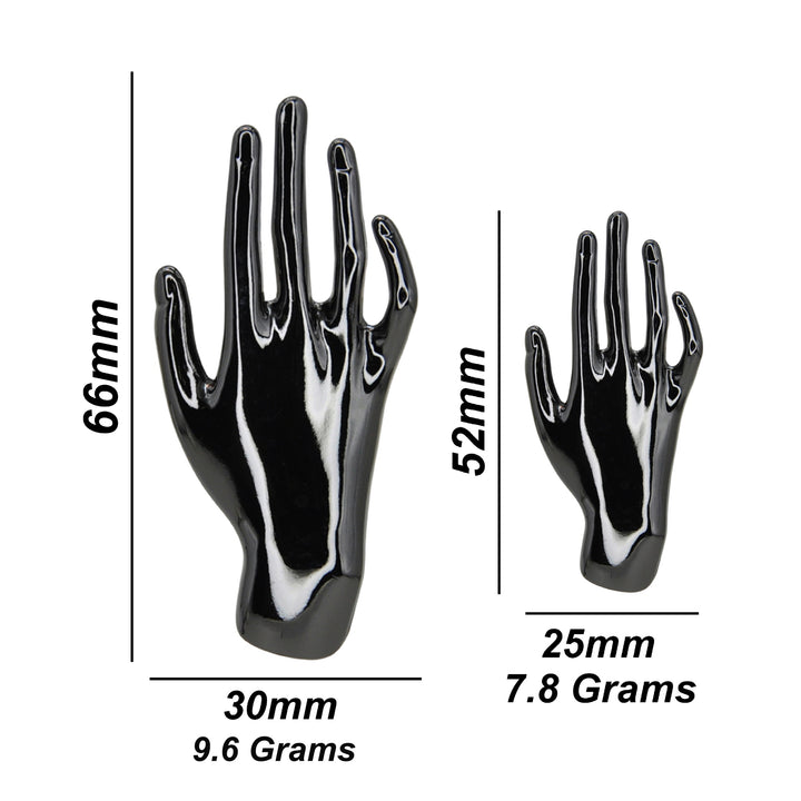 Hand Style Novelty Metal Buttons | 52mm & 66mm