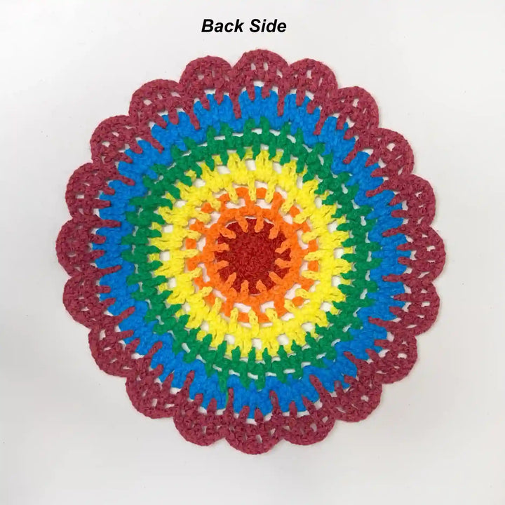 Big Size Crochet Mandala Patch