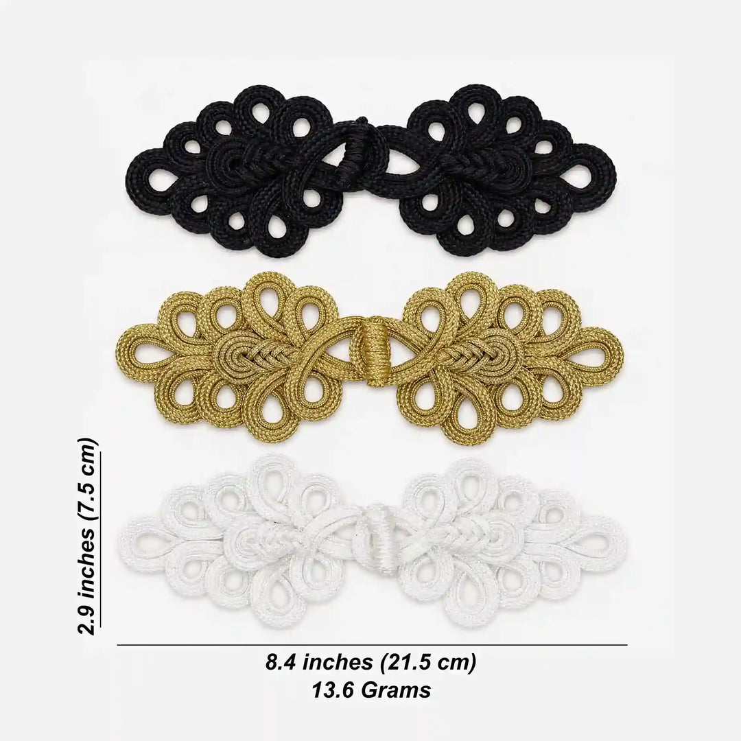 Intricate Butterfly Pankou Fastener