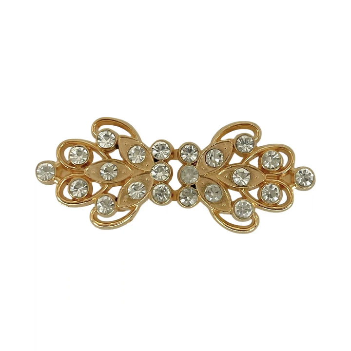Crystal Arabesque Jeweled Frog Closure Buttons