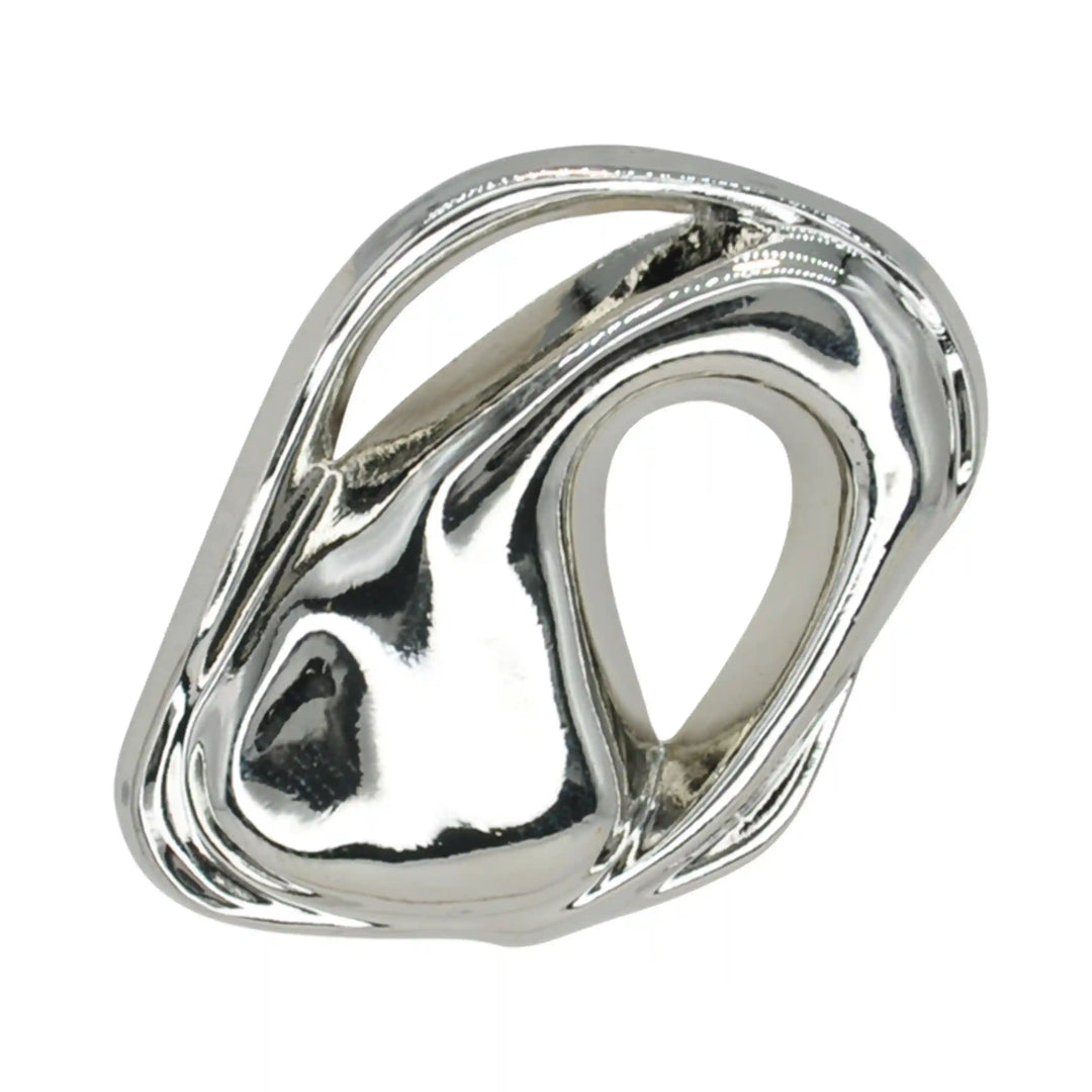 Melted Design Metal Button | 33mm & 27mm