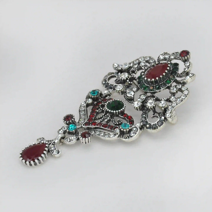 Royal Heirloom Crystal Brooch