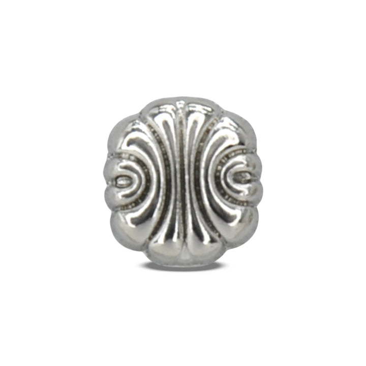 Scalloped Shirt 10mm Metal Button