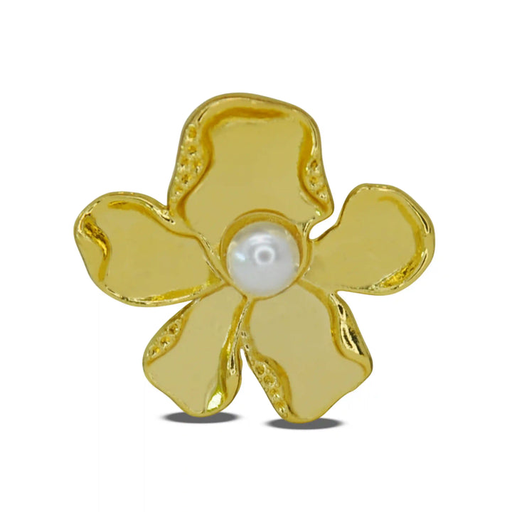 Floral Pearl Buttons