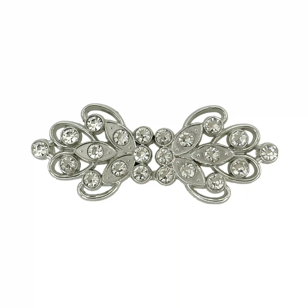 Crystal Arabesque Jeweled Frog Closure Buttons