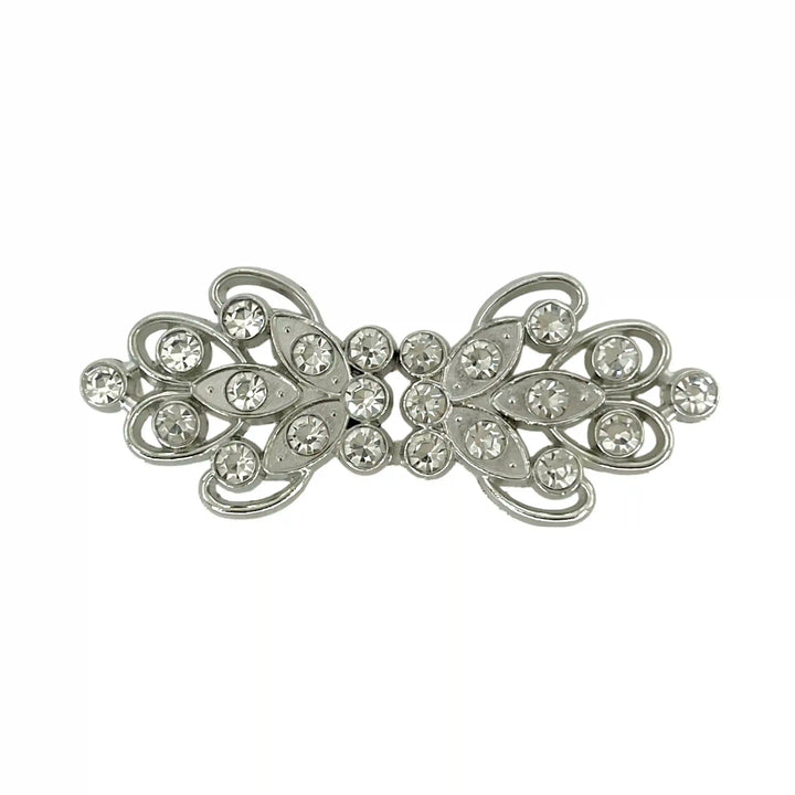 Crystal Arabesque Jeweled Frog Closure Buttons