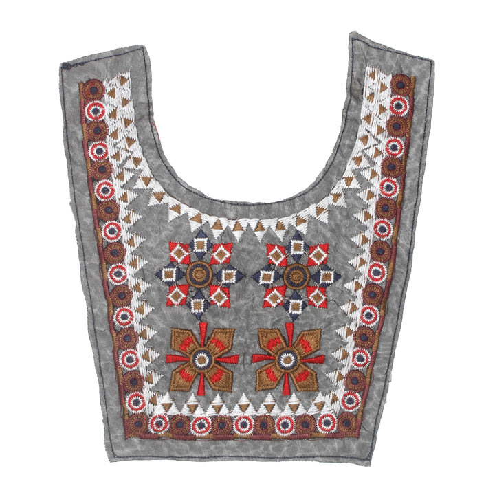 Embroidered Eden Style Ethnic Neckline