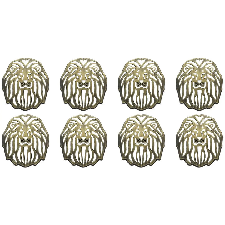 Laser Cut Lion Metal Buttons | 19mm(30L) & 24mm(38L)