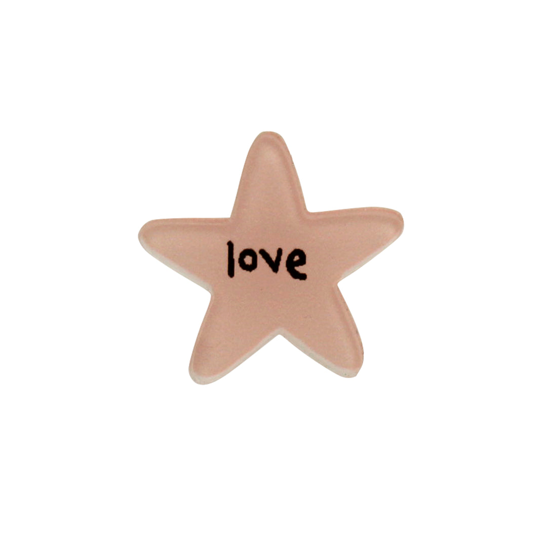 Star Love Brooch Pin