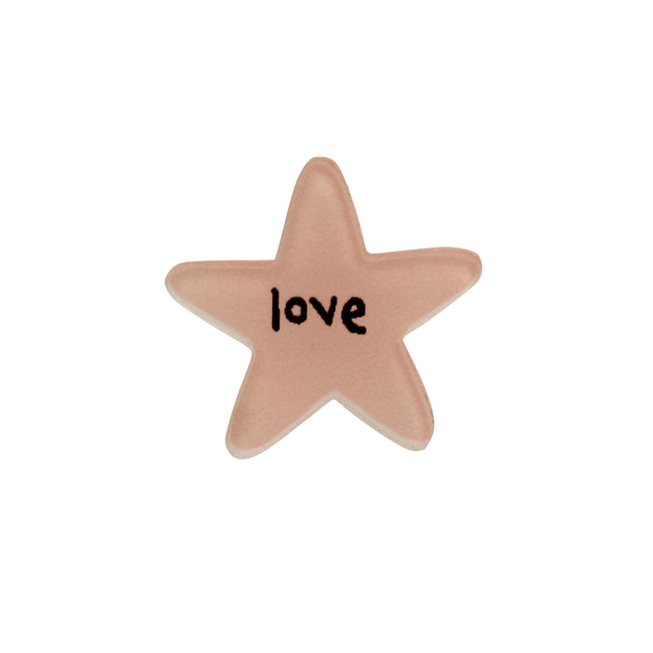 Star Love Brooch Pin