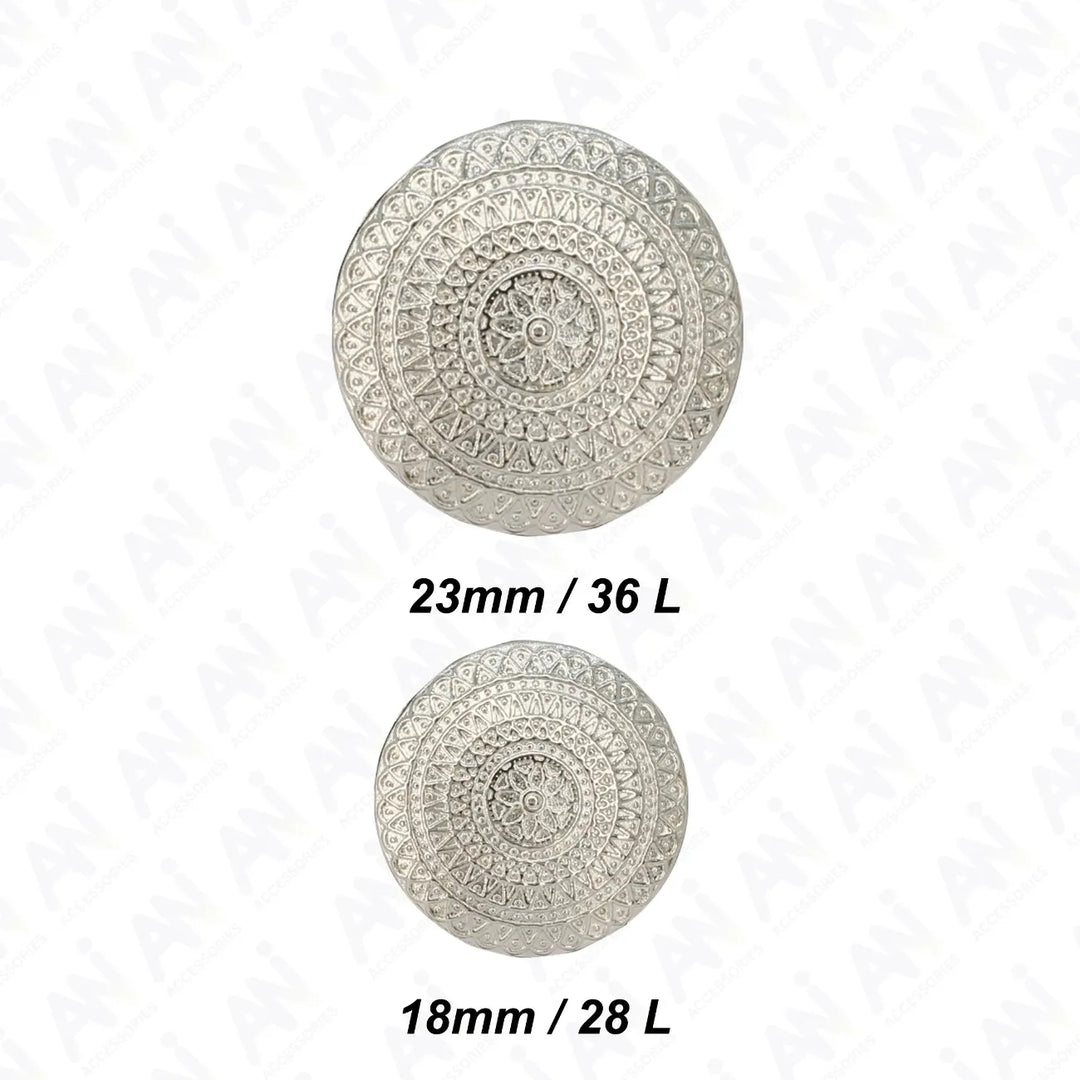 Classic Elegance Metal Buttons | 18mm (28L) & 23mm (36L)
