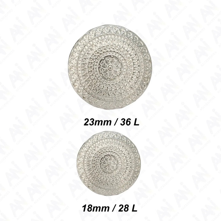 Classic Elegance Metal Buttons | 18mm (28L) & 23mm (36L)