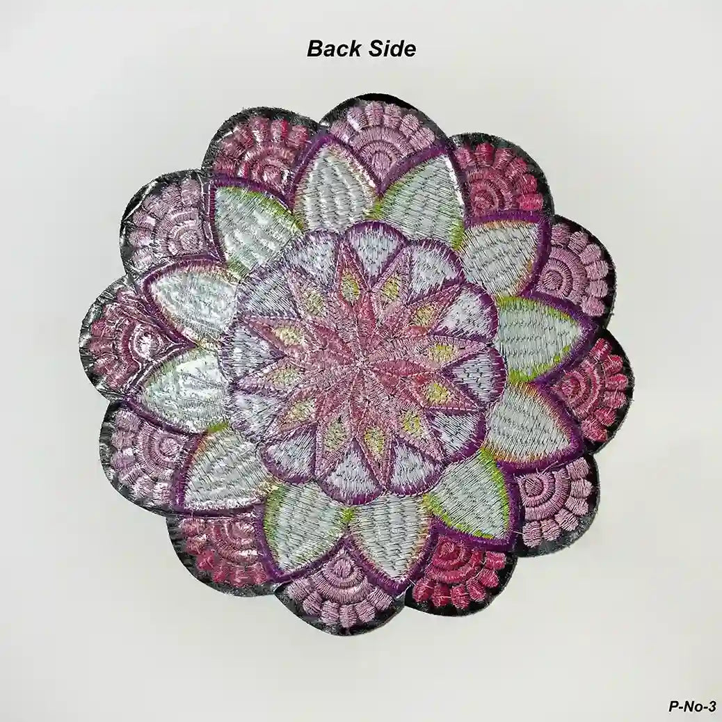 Multicolor Floral Style Hot-Fix Patch