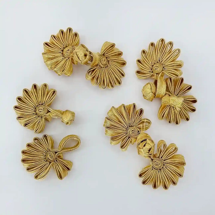 Floral Style Frog Closure Buttons