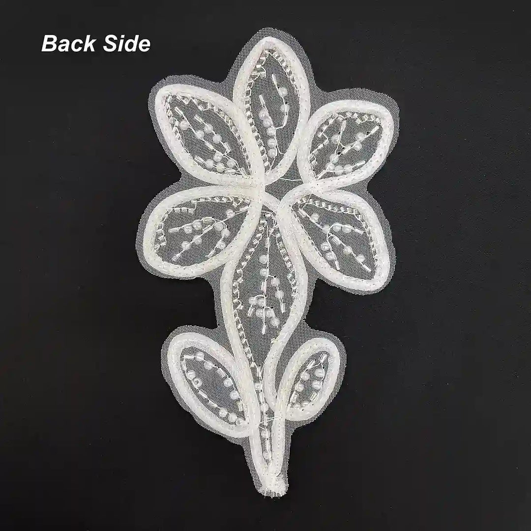 Floral Luminous White Pearls