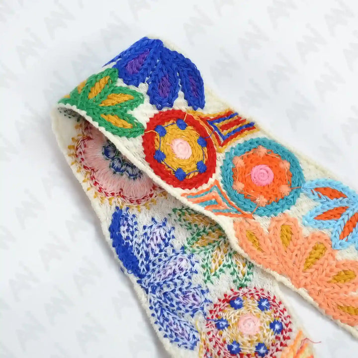 Multicolor Floral & Leaf Lace | 2 Meter