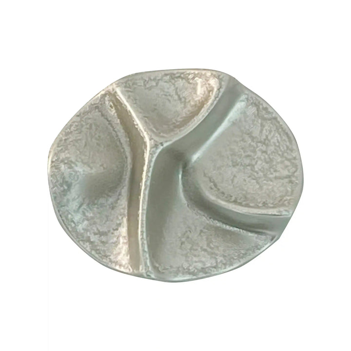 Segmented Silver Button