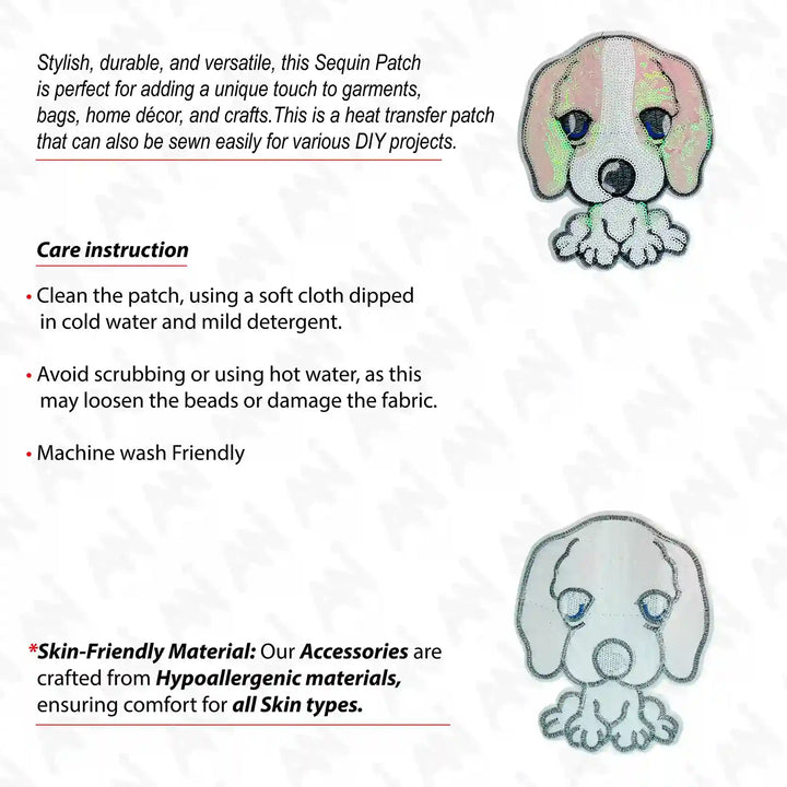 Sequins Dog Patch