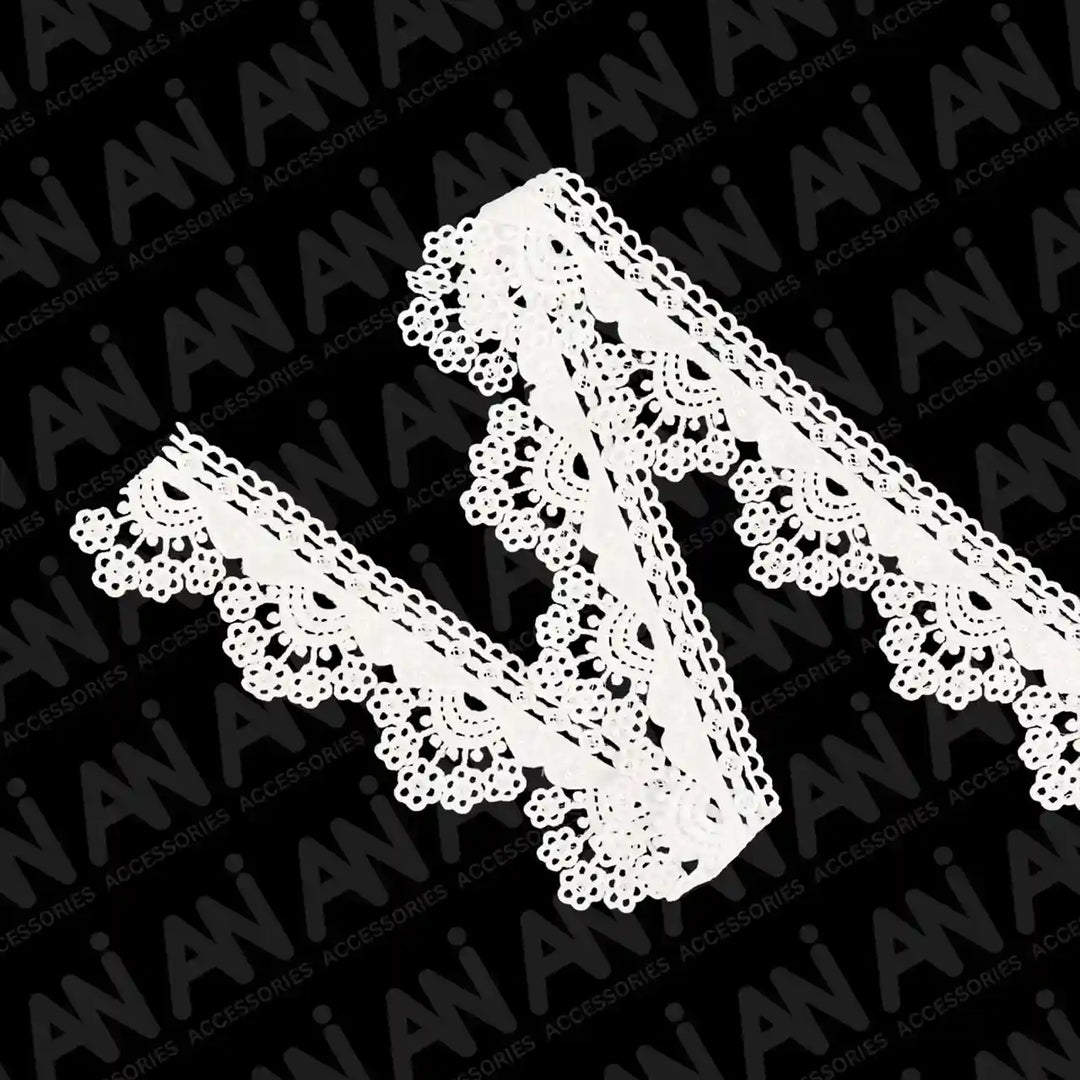 Multiple Flower Sequins Lace Design | 2 Meter