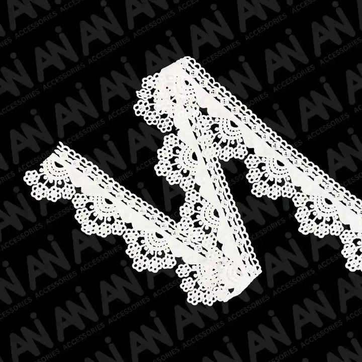 Multiple Flower Sequins Lace Design | 2 Meter
