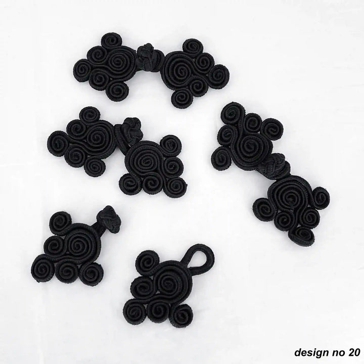 Spiral Pankou Knot Buttons