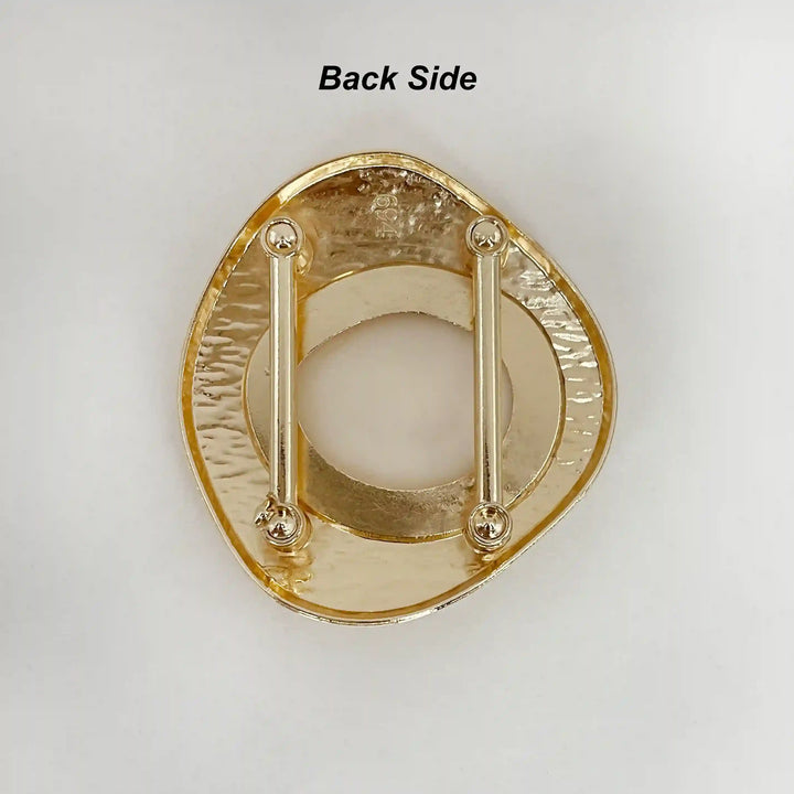 Modern Marbled Pebble Buckle