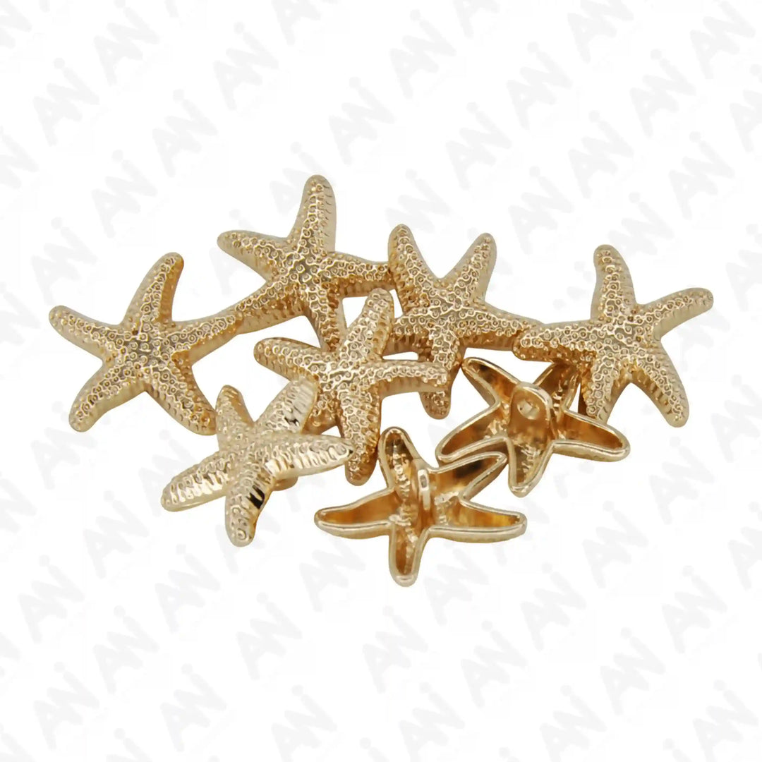 Starfish Button 20mm Big Size Buttons