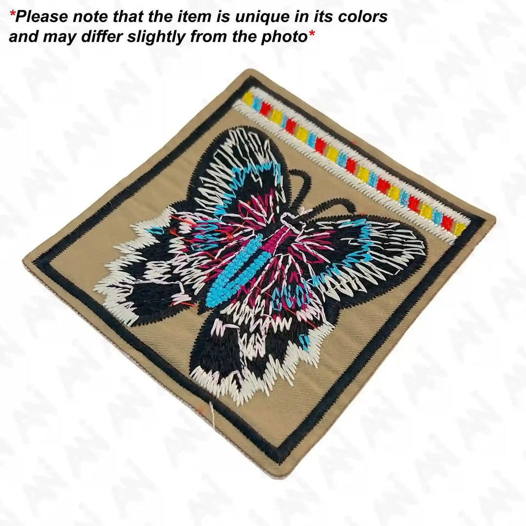 Embroidered Butterfly Patch