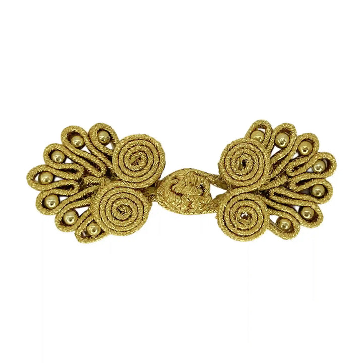 Snail Spiral Knots Frog Buttons