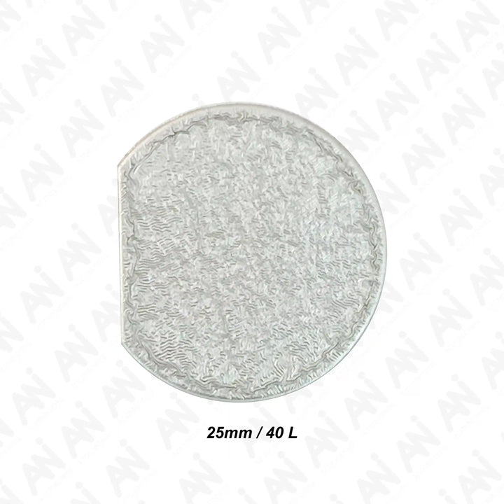 Textured Silver Button