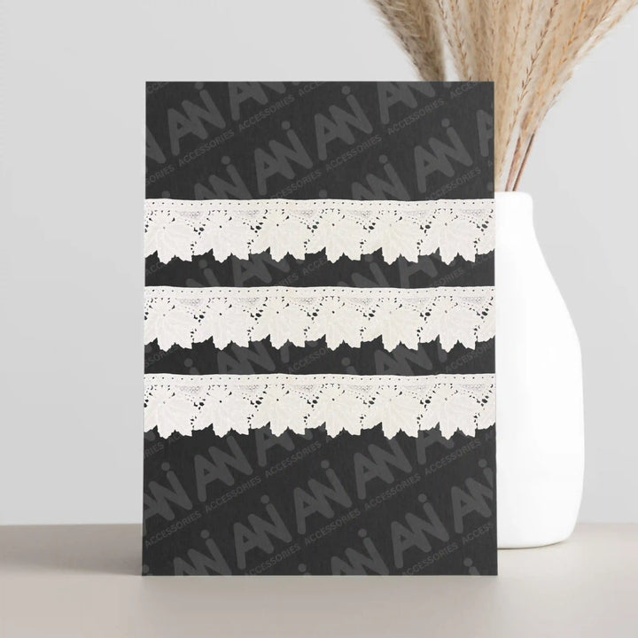 Maple Leaf Design Sequins Lace | 2 Meter