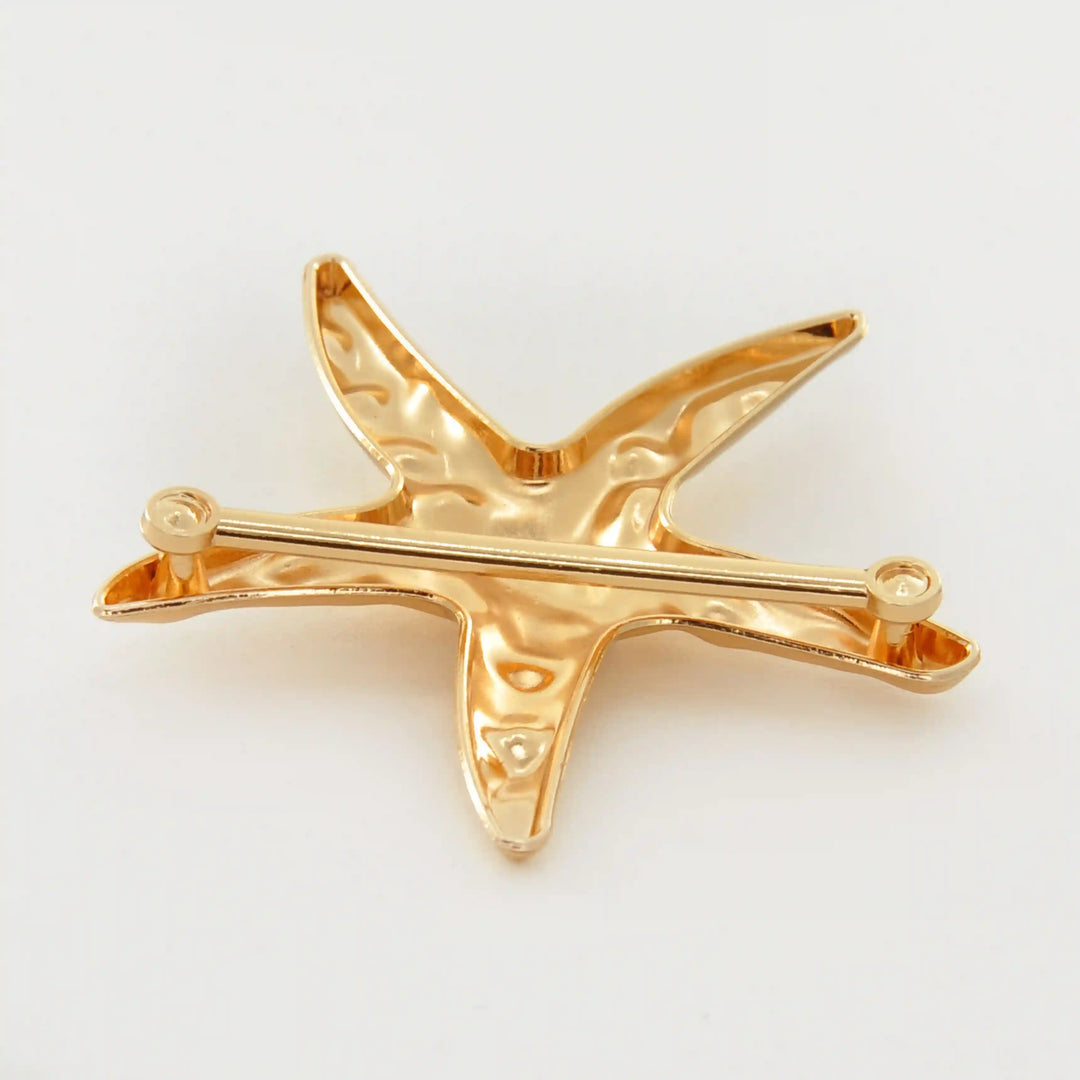 Star Hammered Metal Buckle
