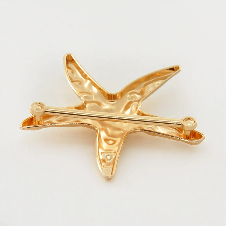Star Hammered Metal Buckle