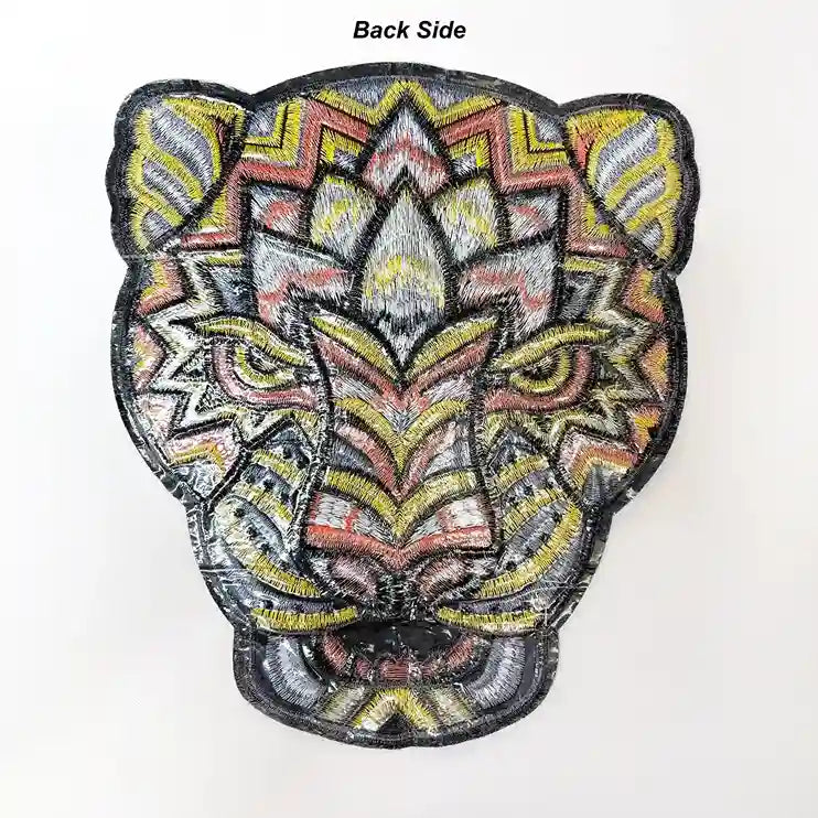 Geometric Jaguar Spirit Patch