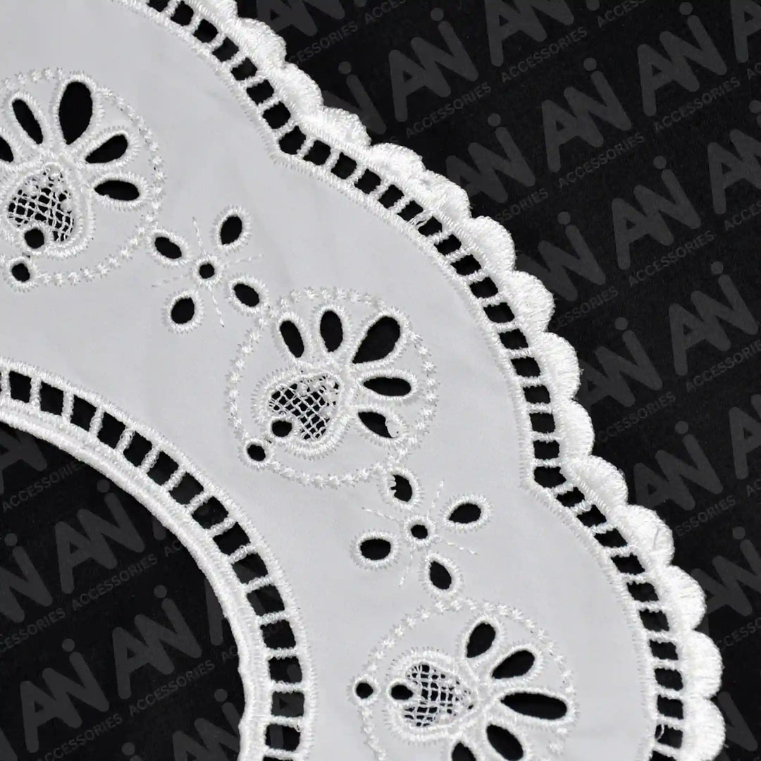 Floral Style Cutwork Neck Collar