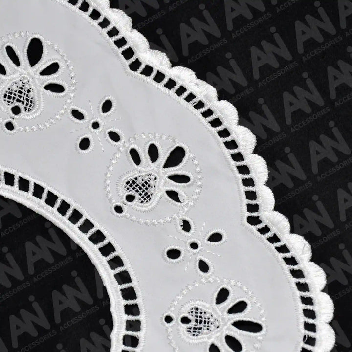 Floral Style Cutwork Neck Collar