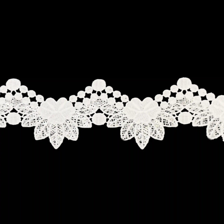 Classic Alencon Style GPO Sequins Lace |  2 Meter