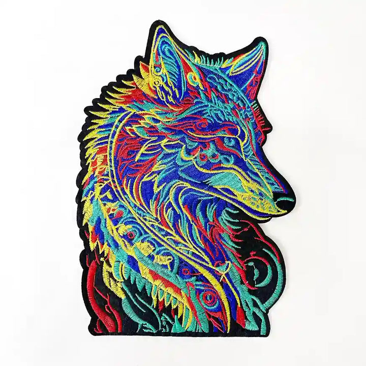 Multicolor Hotfix Wolf Patch